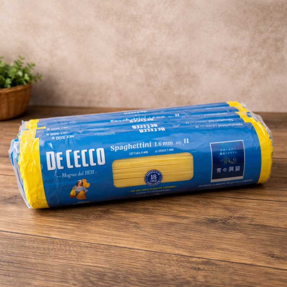 コストコのDE CECCO スパゲティ 1.6mmのパッケージ正面画像