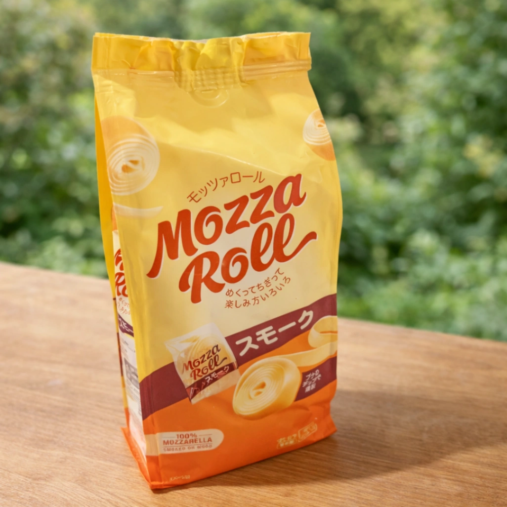 コストコで販売されているモッツァロールスモークのパッケージ正面画像